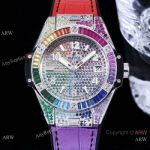 New! Swiss Hublot Big Bang One Click Rainbow 39mm Watch Hub1710 Movement